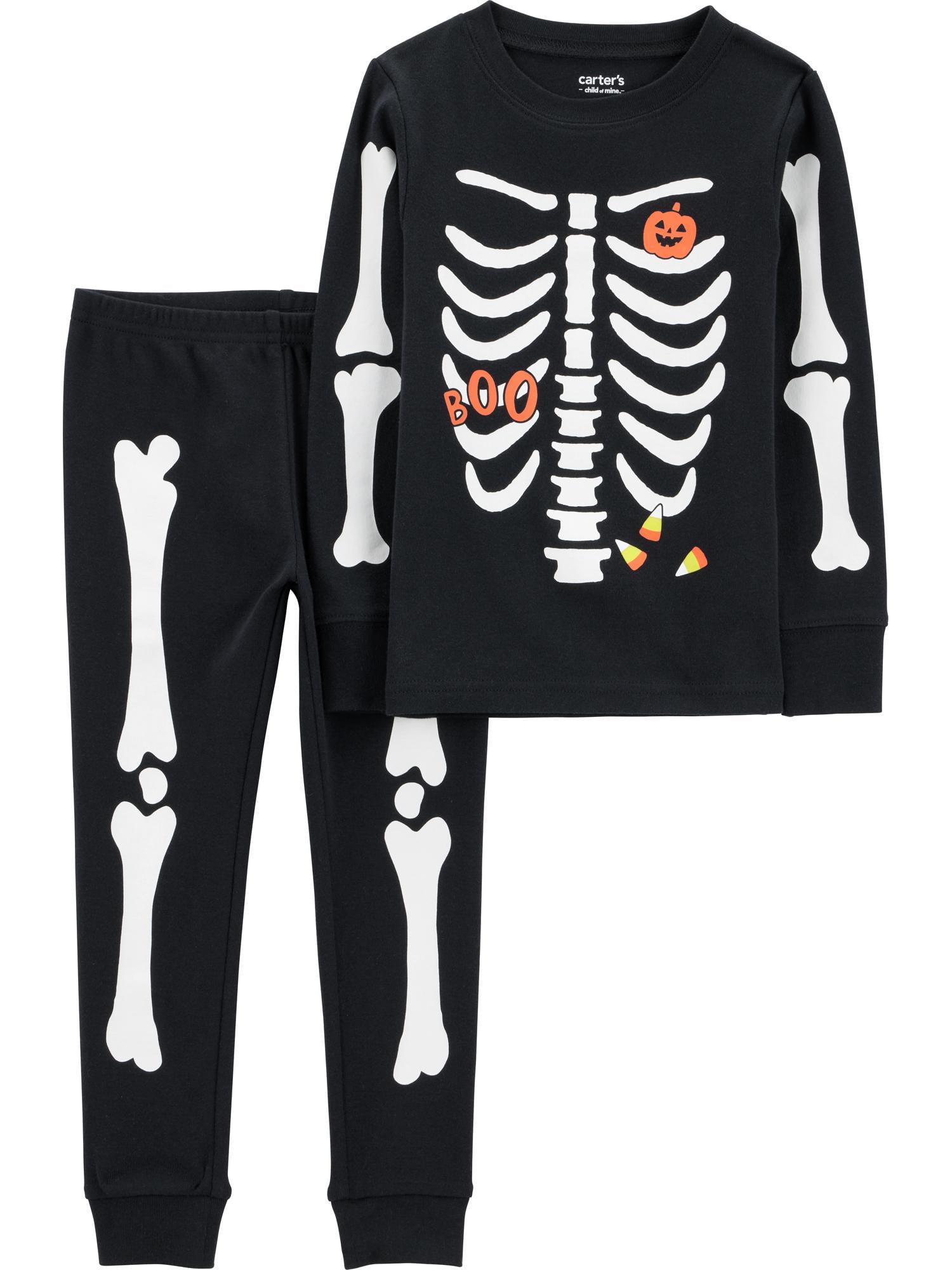 Carter's Child of Mine Toddler Boys or Girls Long Sleeve Top and Pants Pajama Set, 2-Piece, Sizes 12M-5T
