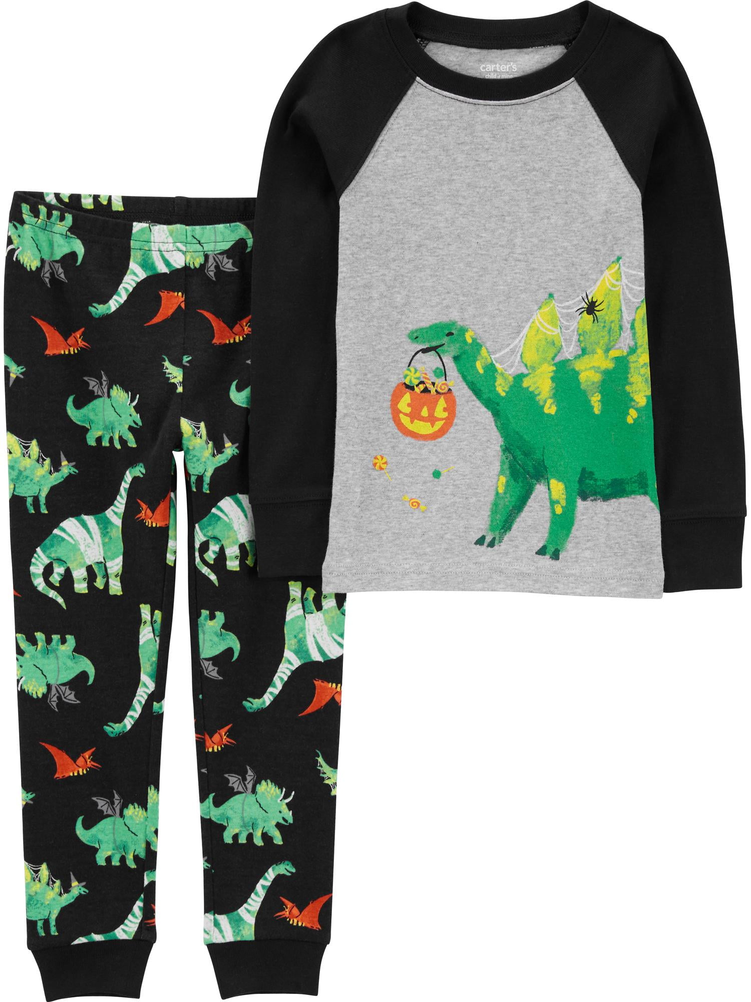 Carter's Child of Mine Toddler Boys or Girls Long Sleeve Top and Pants Pajama Set, 2-Piece, Sizes 12M-5T