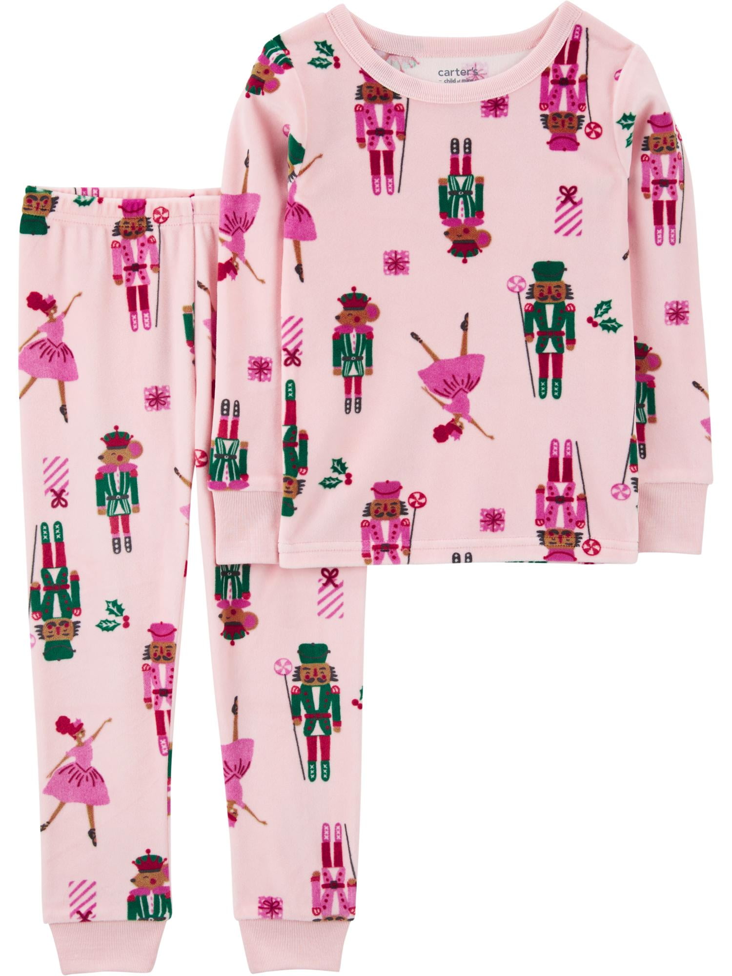 Carter's Child of Mine Toddler Holiday Cozy Pajama Set, 2-Piece, Sizes 12M-5T
