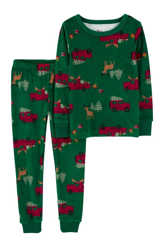 Toddler Holiday Cozy Pajama Set, 2-Piece, Sizes 12M-5T