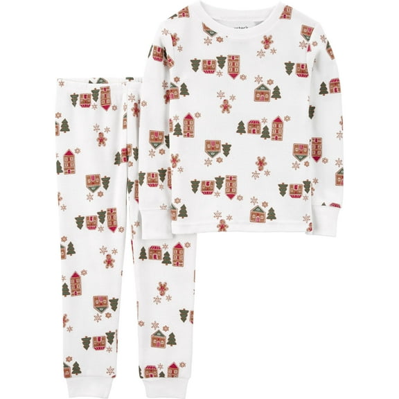 Carter's Child of Mine Toddler Holiday Pajama Set, 2-Piece, Sizes 12M-5T