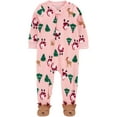 thumbnail image 1 of Carter's Child of Mine Toddler Holiday Pajama Sleeper, One-Piece, Sizes 12M-5T, 1 of 7