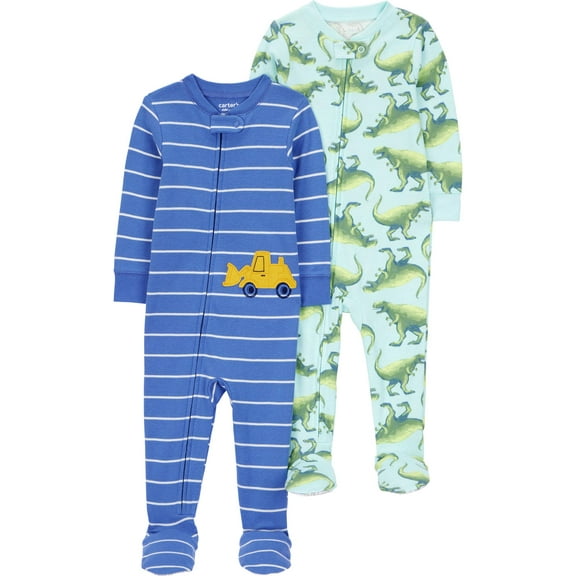 Carter's Child of Mine Toddler Pajama, 2-Pack, One-Piece, Sizes 12M-5T