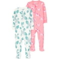 thumbnail image 1 of Carter's Child of Mine Toddler Pajama, 2-Pack, One-Piece, Sizes 12M-5T, 1 of 5