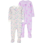 Carter's Child of Mine Toddler Pajama, 2-Pack, One-Piece, Sizes 12M-5T