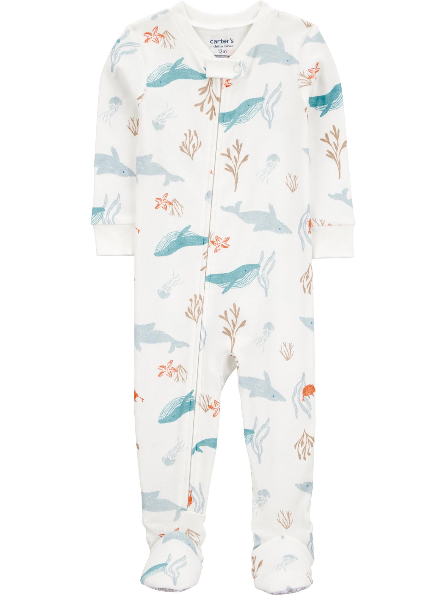 Carter's Child of Mine Baby and Toddler Pajama, One-Piece Sizes 12M-5T