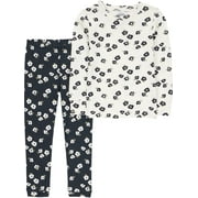 Carter's Child of Mine Toddler Boys or Girls Long Sleeve Top and Pants Pajama Set, 2-Piece, Sizes 12M-5T