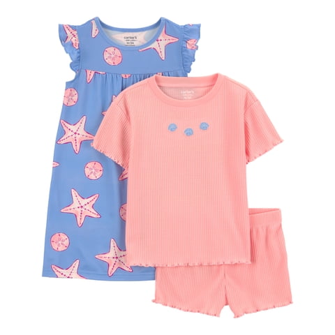 Carter's Child of Mine Toddler Pajama Set, 3-Piece, Sizes 12M-5T