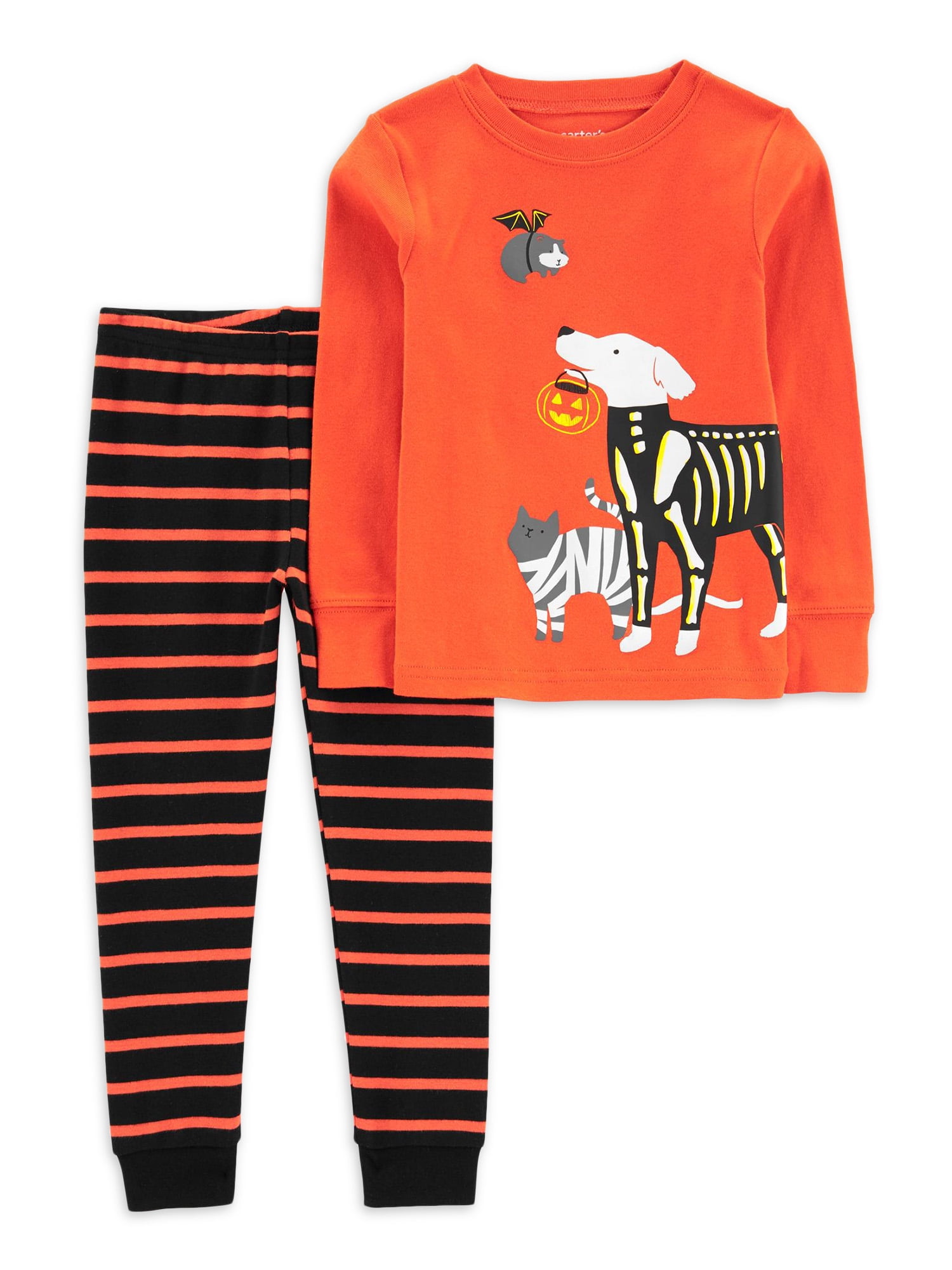 Carter's Child of Mine Toddler Unisex Halloween Pajamas, 2Piece, Sizes