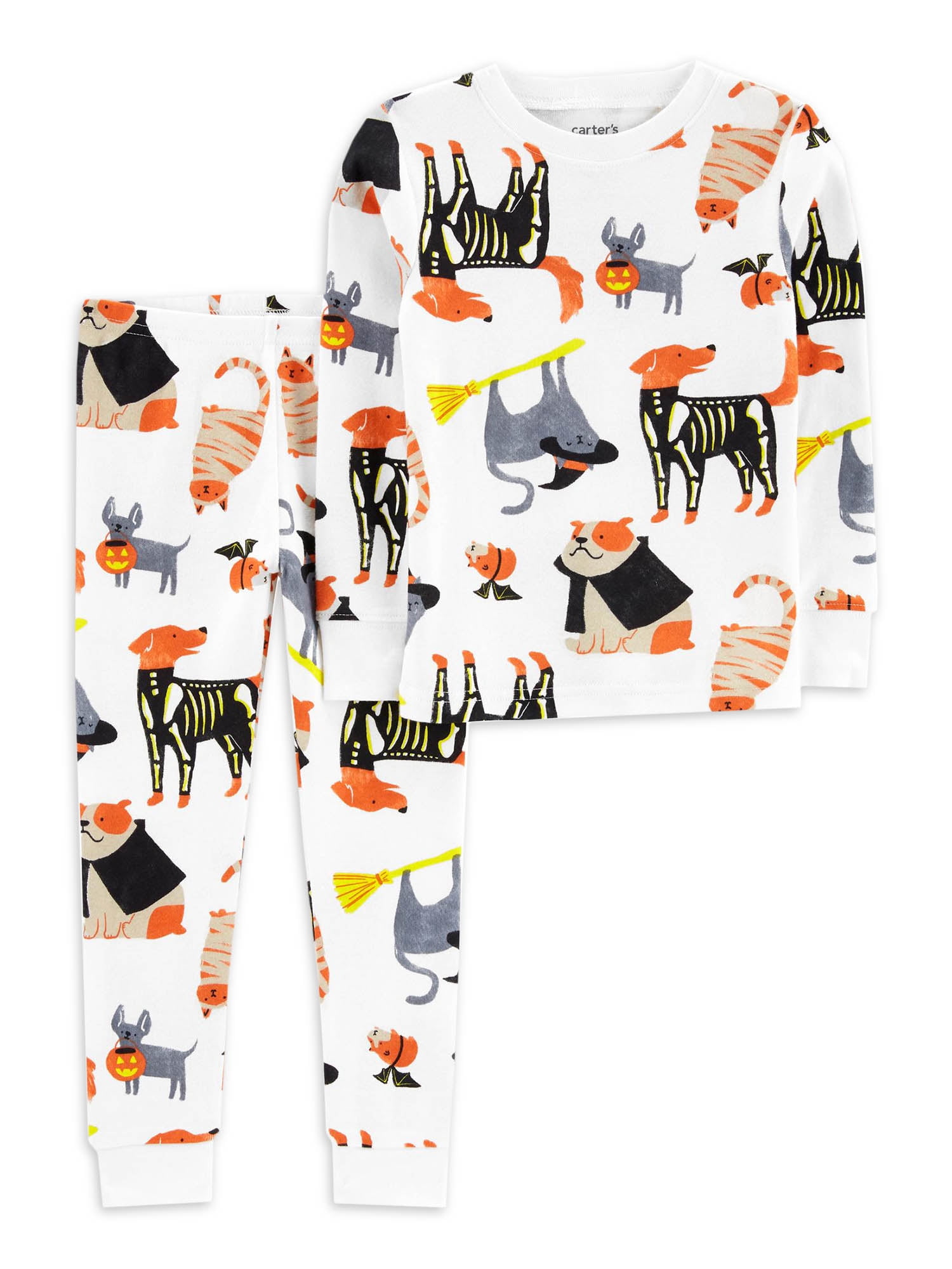 Carter's Child of Mine Toddler Unisex Halloween Pajamas, 2Piece, Sizes