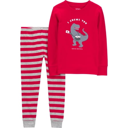 Carter's Child of Mine Toddler Valentine's Pajama Set, 2-Piece, Sizes 12M-5T
