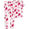 thumbnail image 1 of Carter's Child of Mine Valentine Girls Short Sleeve & Pant Pajama Set, 2-Piece, Sizes 4-8, 1 of 5