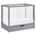 thumbnail image 1 of Carter's Colby 4-in-1 Convertible Mini Crib with Trundle, Gray and White, 1 of 10