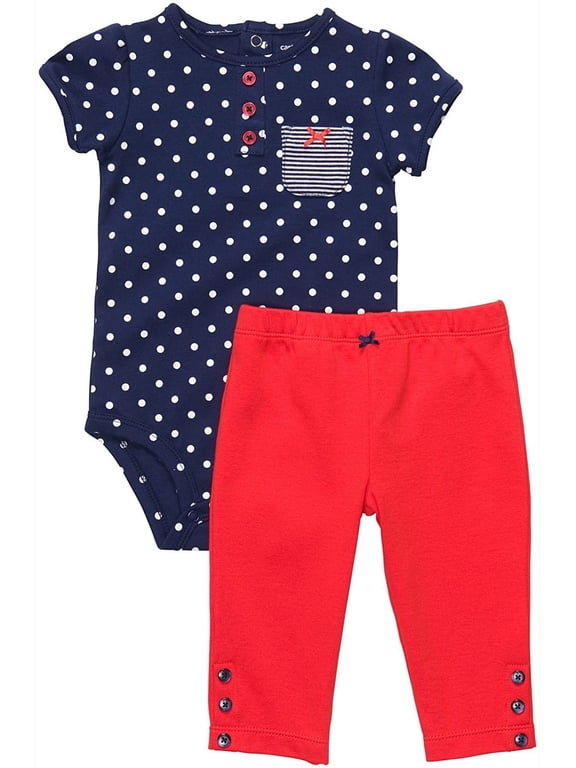 Cute & Comfy Combo 2pc Set - Polka Dots-NB