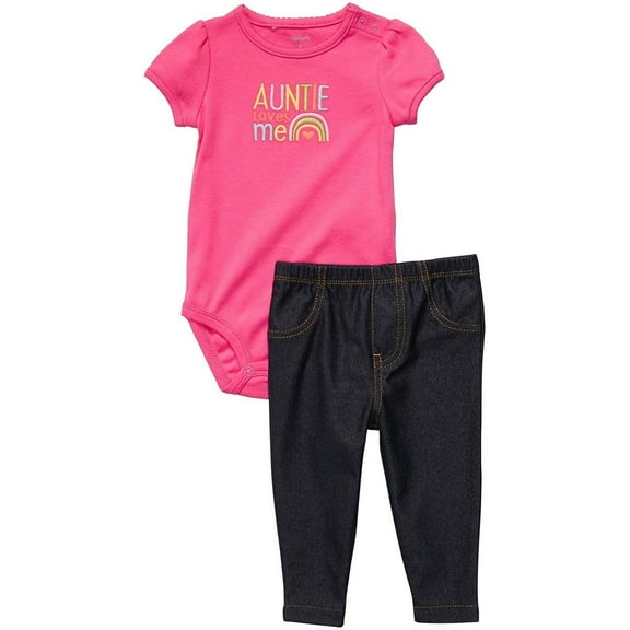 Carter's Cute & Comfy Set - Auntie Loves Me-18 Months