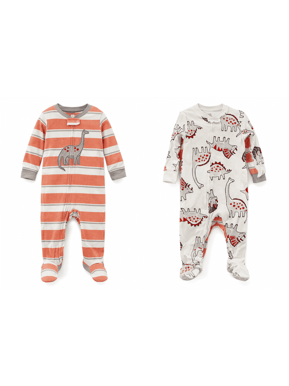 Dinosaur Footed Pajamas - 2 piece set