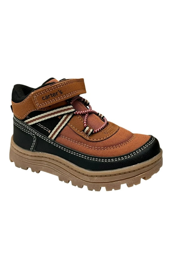 Donner Toddler Boy's Slip-on Sporty Boot Size 10 Brown/Black Shoes