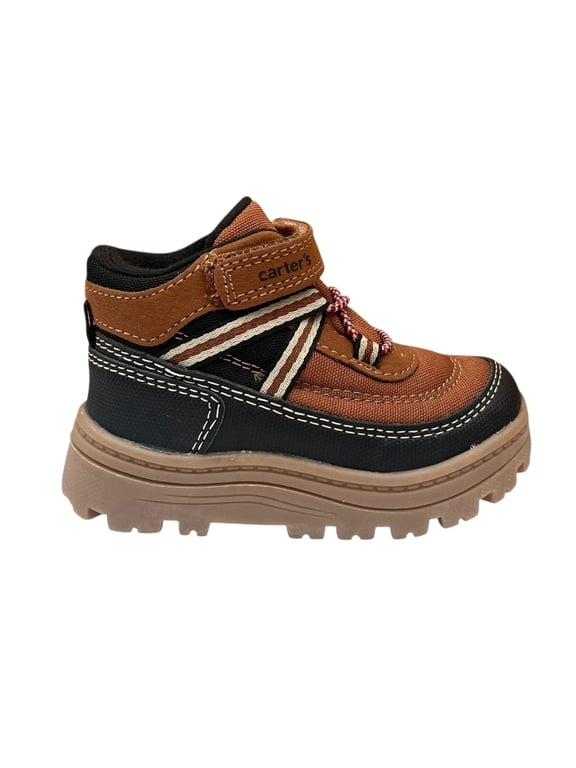 Donner Toddler Boy's Slip-on Sporty Boot Size 7 Brown/Black Shoes