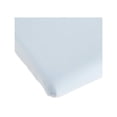 thumbnail image 1 of Carter's Easy Fit 100% Cotton Jersey Bed Sheet, Blue - Machine Washable, Tailored Fit, 1 of 2