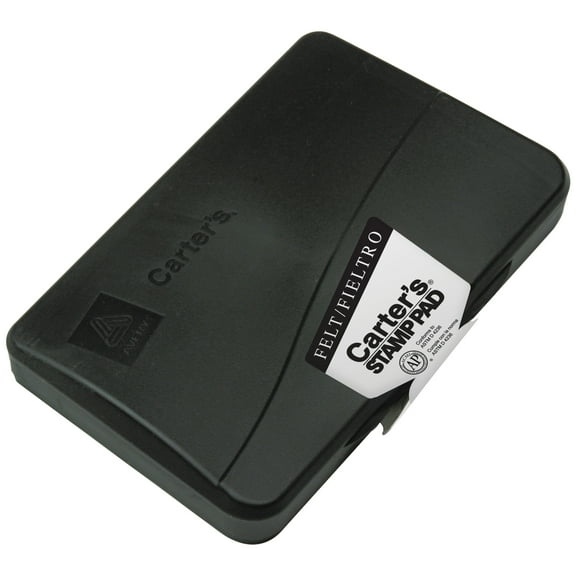 Carter's Felt Black Pad, 3.15" x 6.12" (21082)