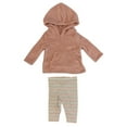 thumbnail image 1 of Carter's Girls 2 Piece Fleece Hoodie & Striped Legging Set (18M), 1 of 2