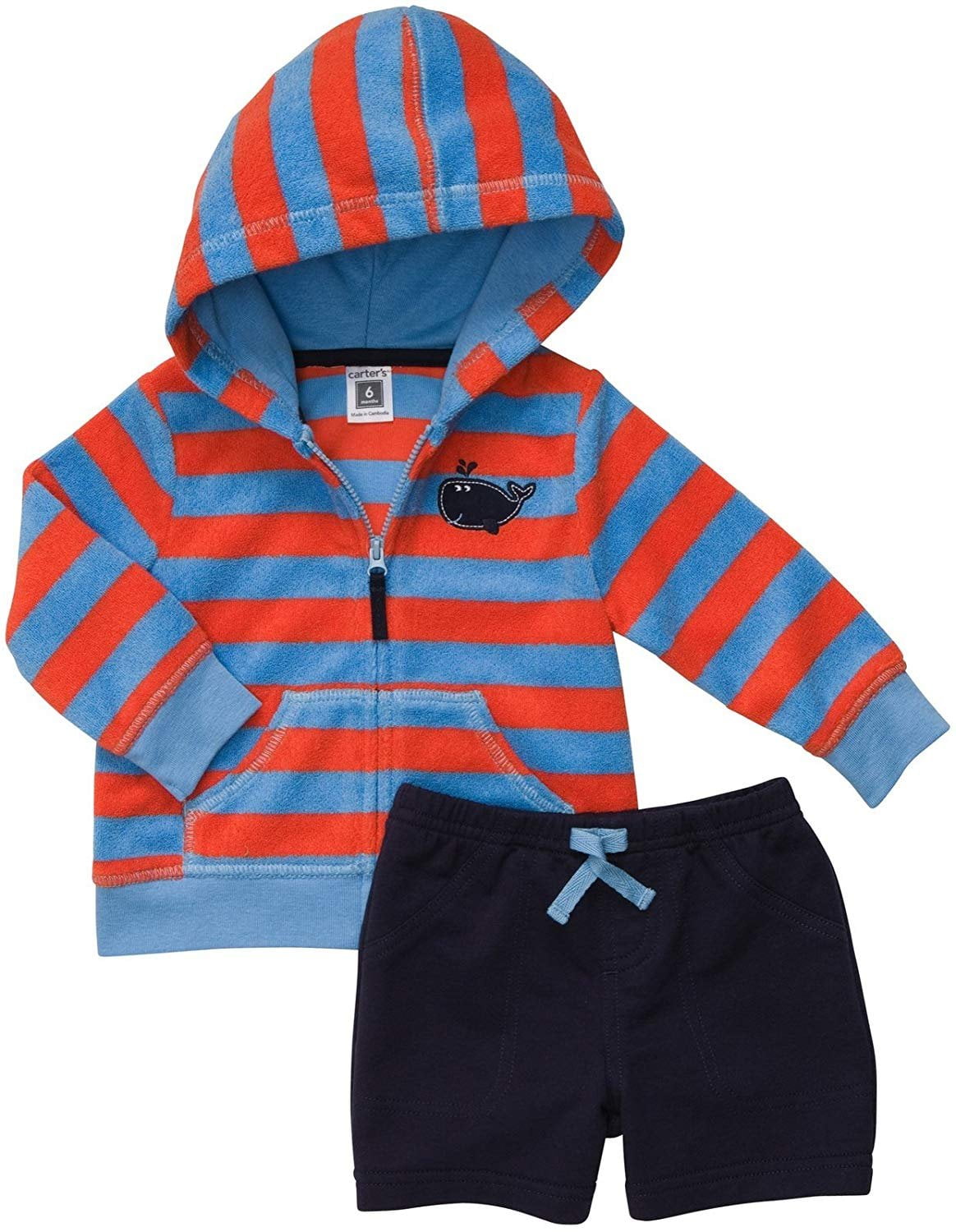 Carter's Infant Boys 2pc Hooded Cardigan Set Newborn