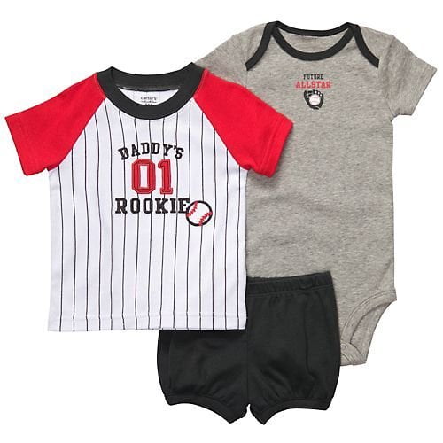 Carter's Infant Boys 3pc Set Daddy's Rookie Newborn