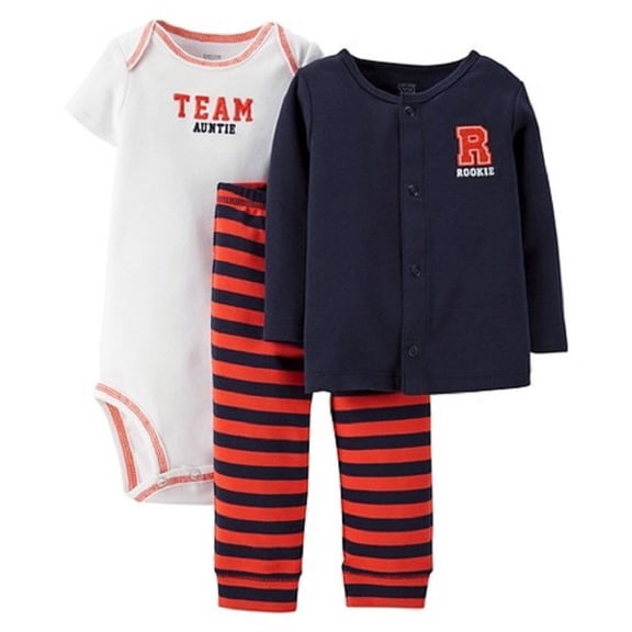 Carter's Baby Boys' Tiger 3 Piece Set Blue 6 Months