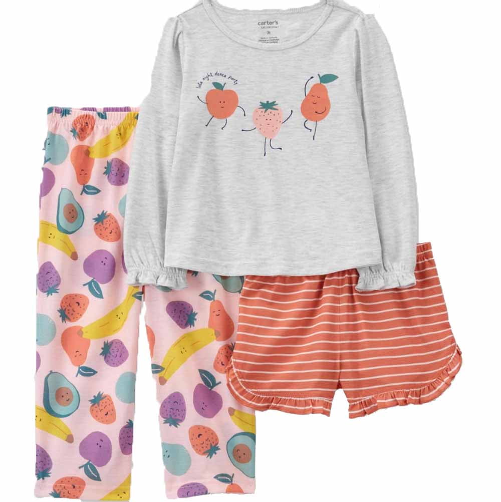 Carters Baby Girls Christmas Snug Fit Pajama 2 Piece Set Pink 6 months Walmart