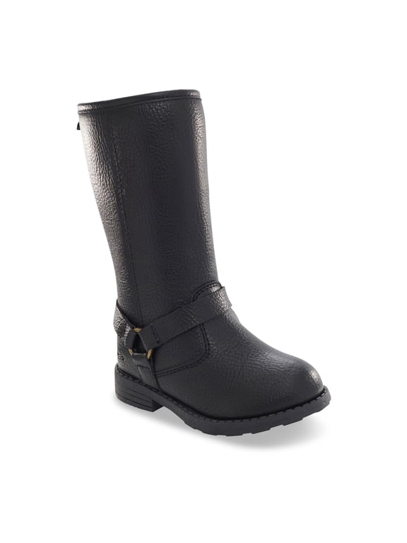 Liat Girls' High-Shaft Riding Boots Color: Black Size: 4 T