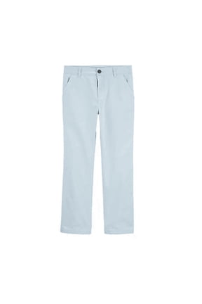 Little Boys Flat Front Pants - Blue