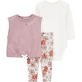 thumbnail image 1 of Carter's Little Floral Outfit Sets 3 Piece Baby Girls', 1 of 1