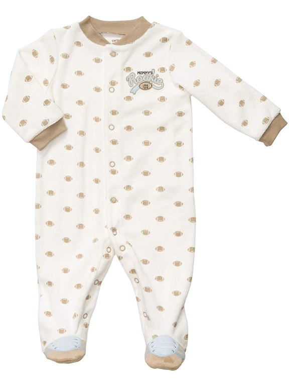Micro Fleece Snap- Whiteball Print-3M