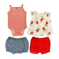 thumbnail image 1 of Carter's Mix And Match Tops Cotton Outfit Sets, 4-Piece (Infant), 1 of 2