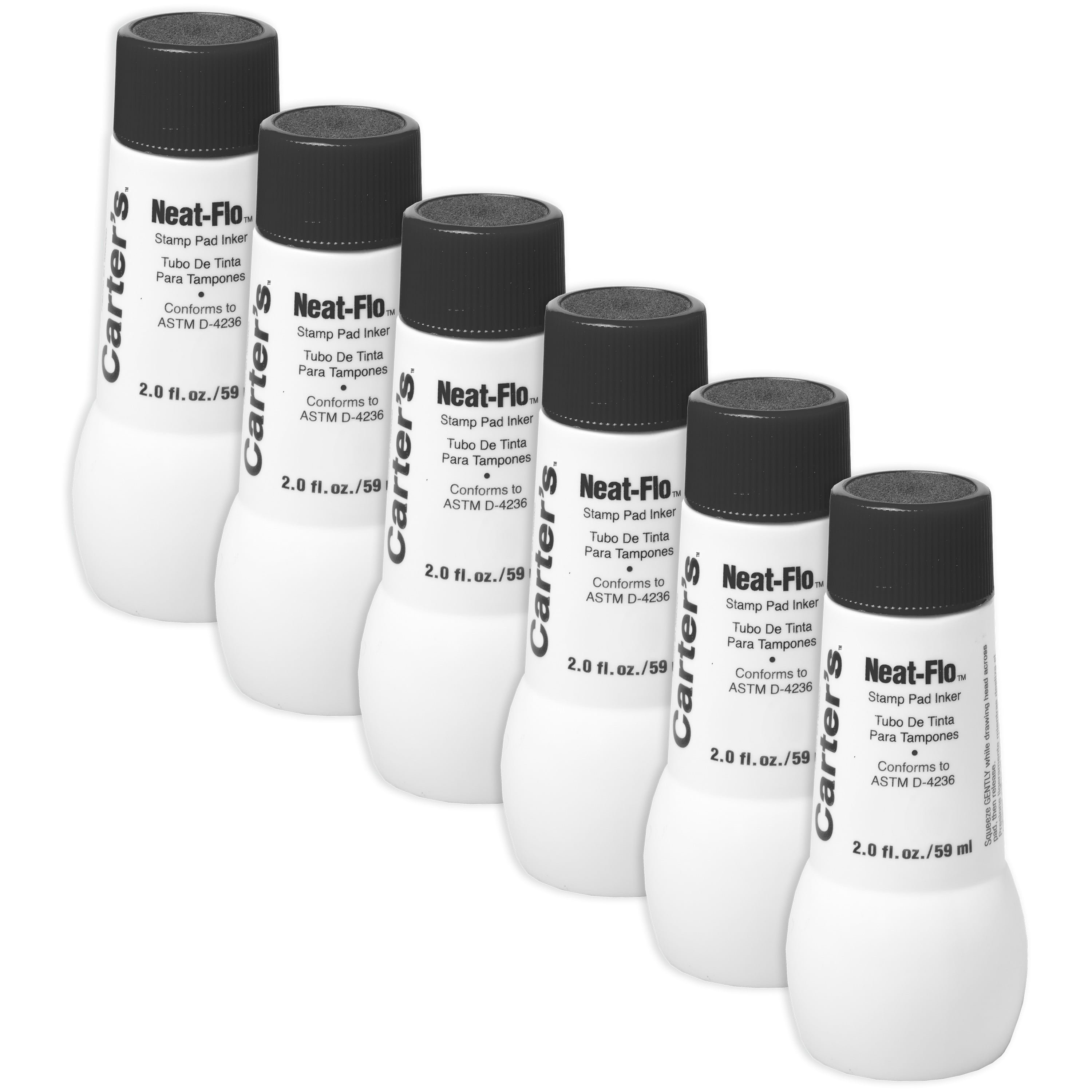 Carter's Neat-Flo Stamp Pad Ink Refill for Black Stamp Pads (22348)