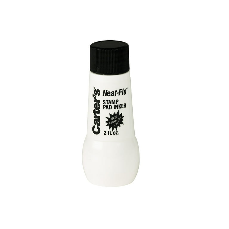 Neat-Flo Stamp Pad Inker, 2 oz Bottle, Black Neat-Flo Stamp Pad Inker, 2 oz Bottle, Black