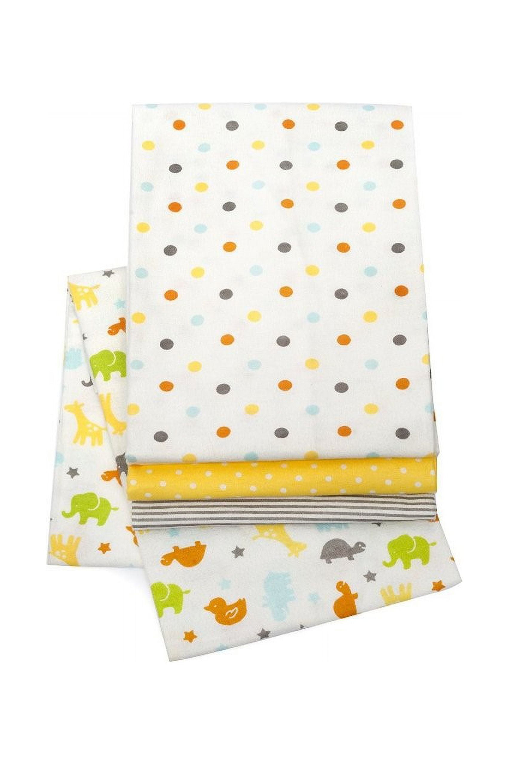 Carter's Neutral Receiving Blankets, Safari, 4 Count