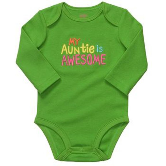 Carter's Newborn Girls Bodysuit My Auntie Is Awesome