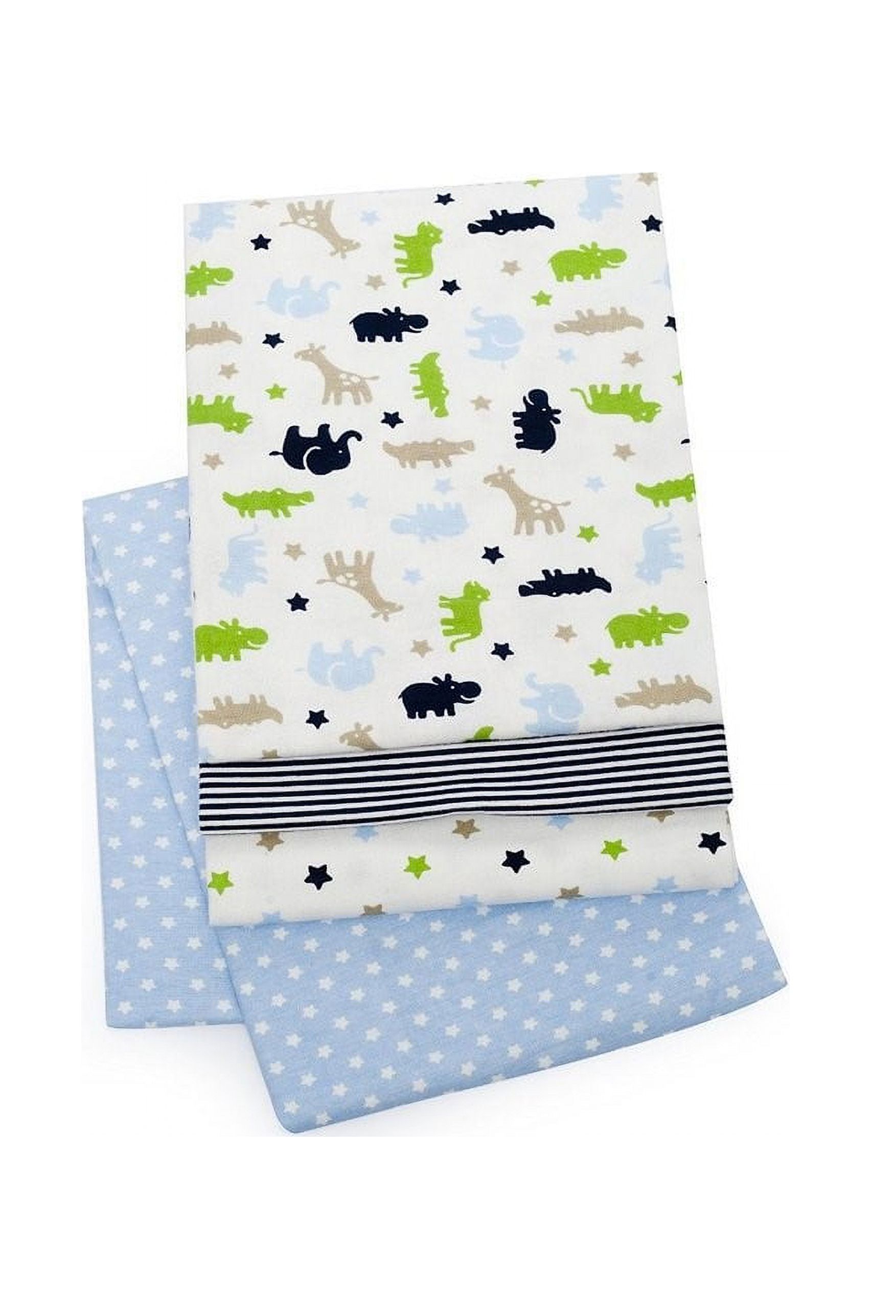 Carter's Receiving Blankets, Navy Safari