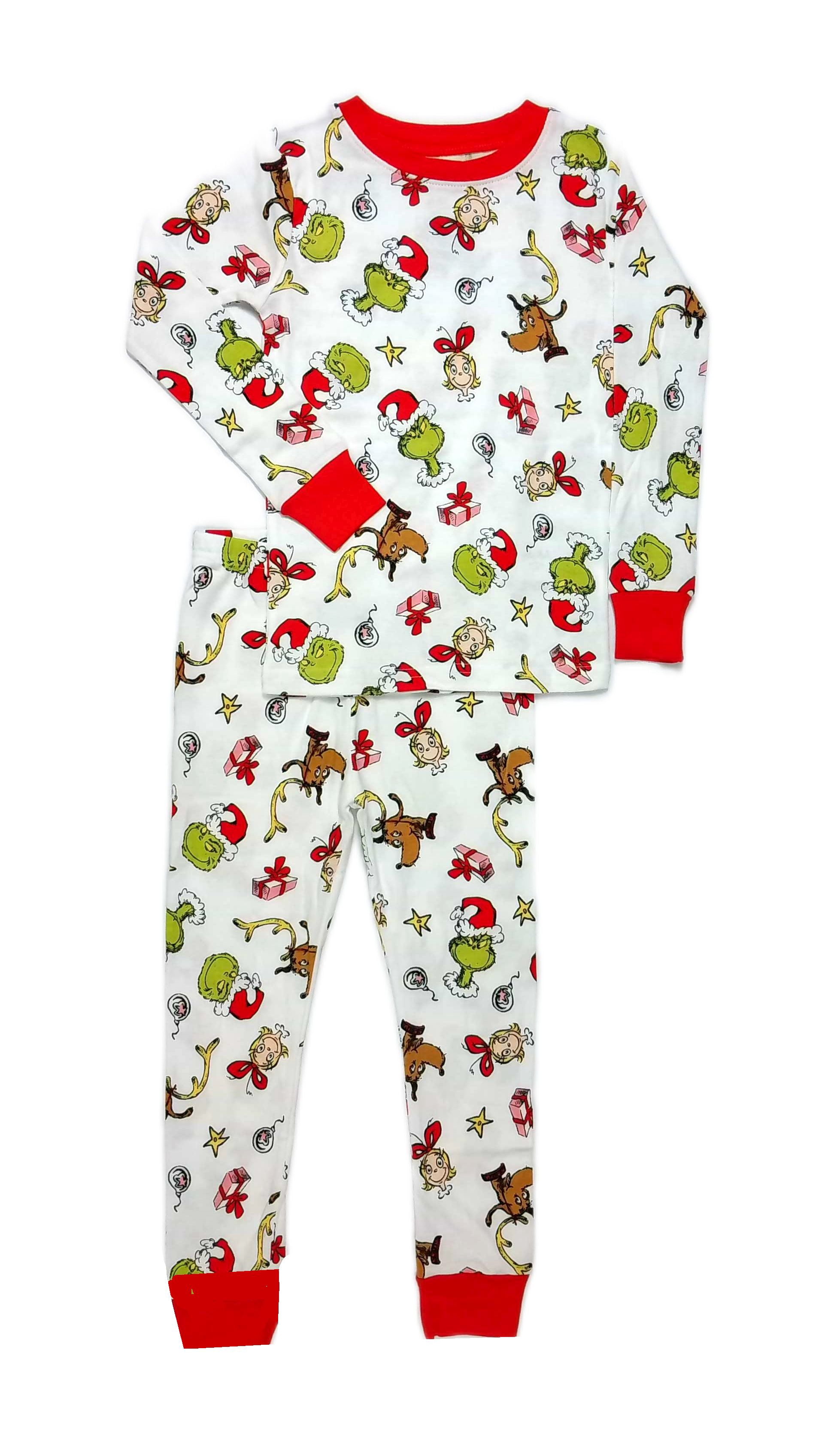 Carter's The Grinch, Max and Cindy Lou Who Toddler Kids Cotton Pajama ...