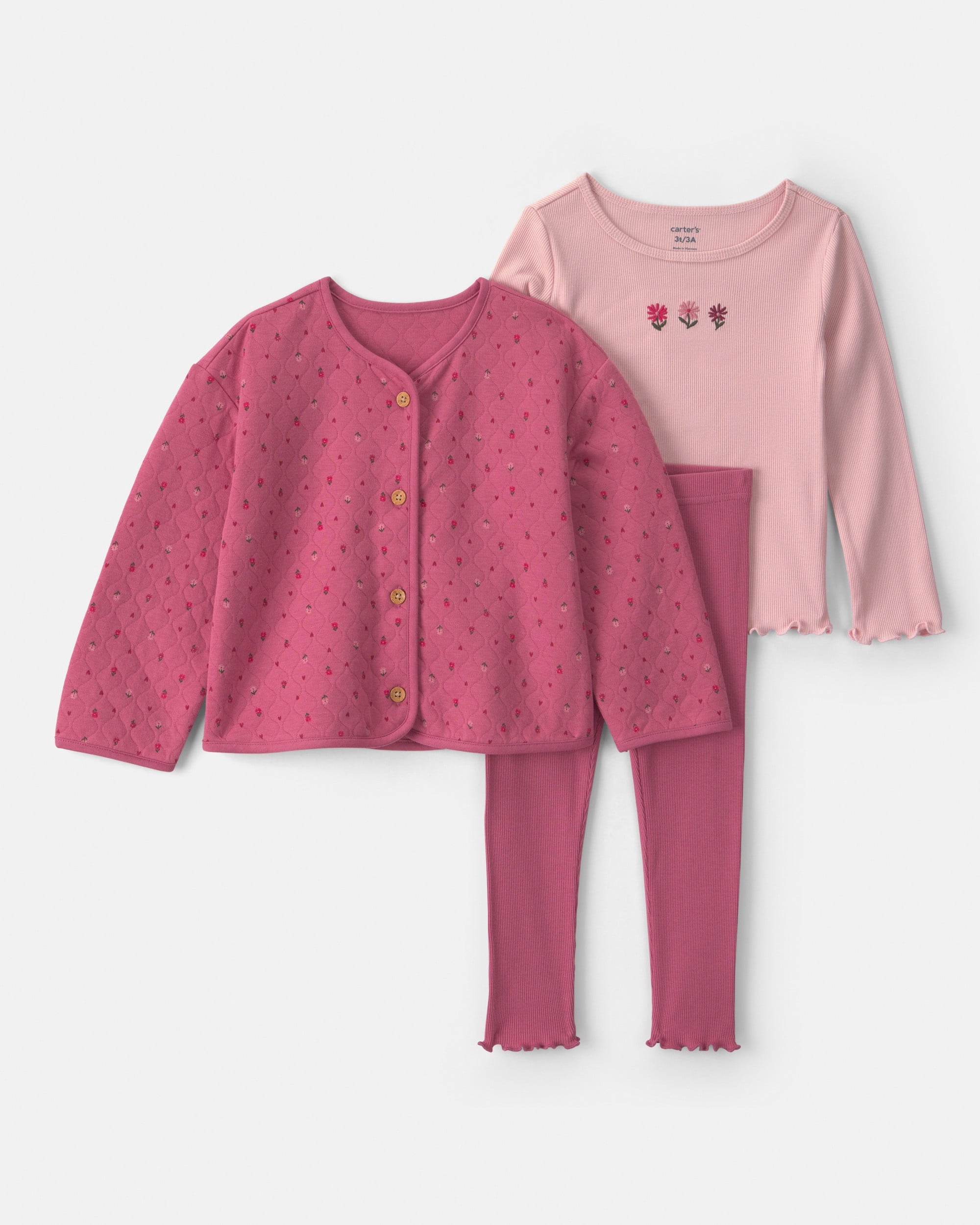 Carter's Toddler Boy Outfit Set, 3-Piece, Sizes 2T - 5T