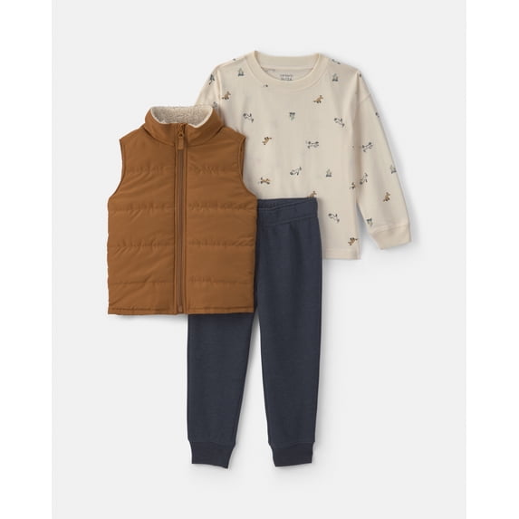 Carter's Toddler Boy Outfit Set, 3-Piece, Sizes 2T - 5T