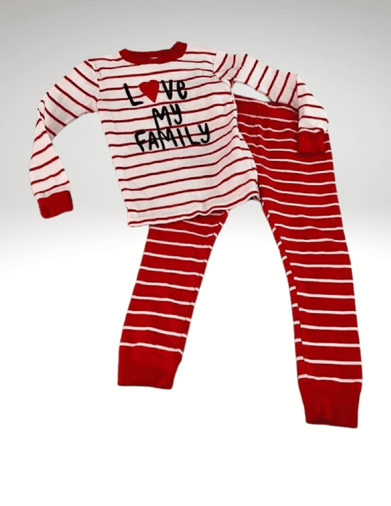 Carter's red and white striped pajamas hotsell