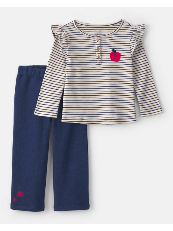 Toddler Girl Outfit Set, 2-Piece, Sizes 2T - 5T