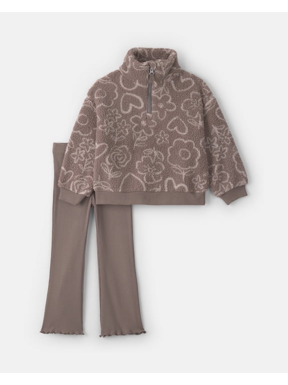 Toddler Girl Outfit Set, 2-Piece, Sizes 2T - 5T