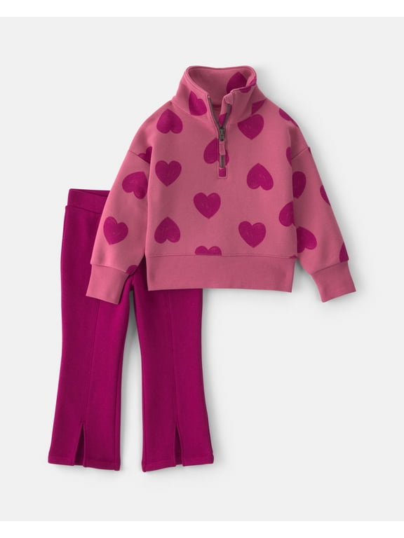 Toddler Girl Outfit Set, 2-Piece, Sizes 2T - 5T