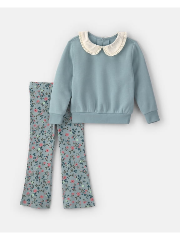 Toddler Girl Outfit Set, 2-Piece, Sizes 2T - 5T
