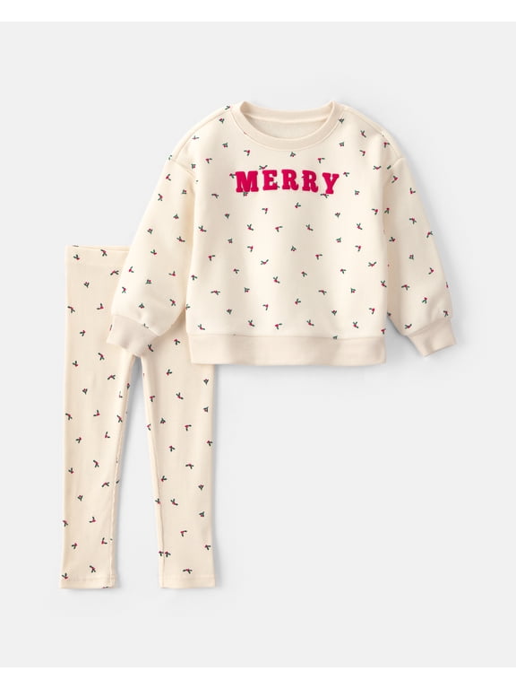 Toddler Girl Outfit Set, 2-Piece, Sizes 2T - 5T