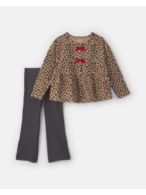 Toddler Girl Outfit Set, 2-Piece, Sizes 2T - 5T