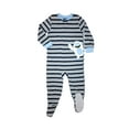 thumbnail image 1 of Carter's Yeti, Abominable Snow Monster Striped Fleece Footed Pajama Sleeper, Size 3T, 1 of 2